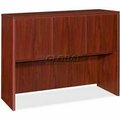 Sp Richards Lorell® Hutch With Doors - 48"W x 17"D x 36"H - Mahogany - Essentials Series LLR69384